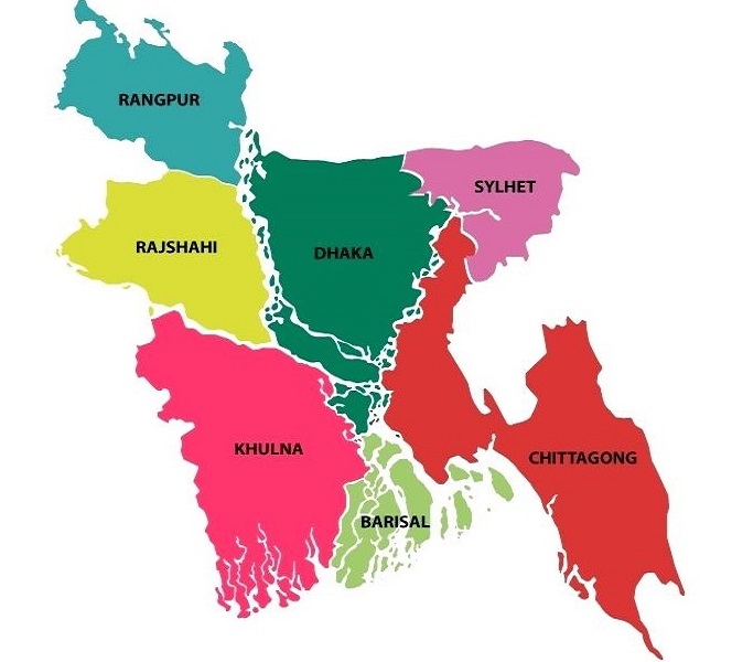 Map of Bangladesh